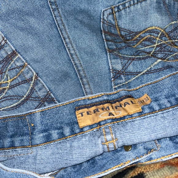 Terminal A Y2K Baggy Jeans 
-Size32x32 - Picture 2 of 8